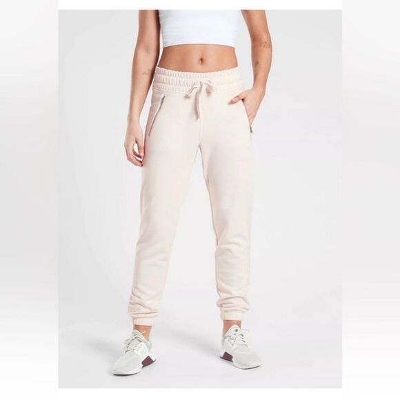 Athleta Bounce Back Jogger Sweatpants in Pearl White Style 487575 Size XL - Picture 3 of 8